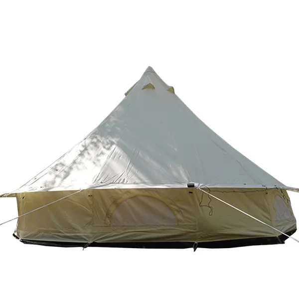 Yurt Waterproof Outdoor Camping Cotton Canvas Teepee Yurt Glamping Bell Tent - Image 4